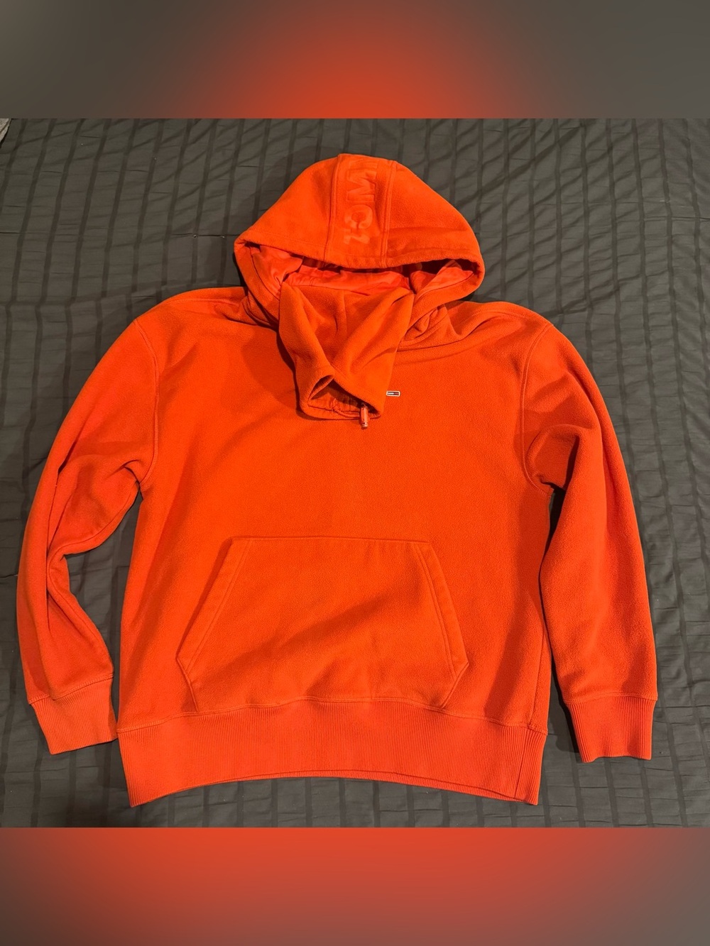 Tommy Hilfiger Tommy Jeans Men’s Large Orange Ninja Hoodie